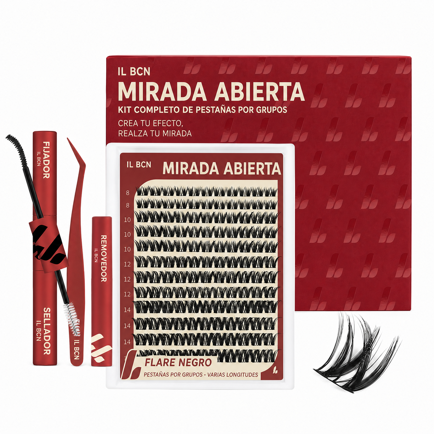 Mirada Abierta — Kit Completo de Pestañas por Grupos