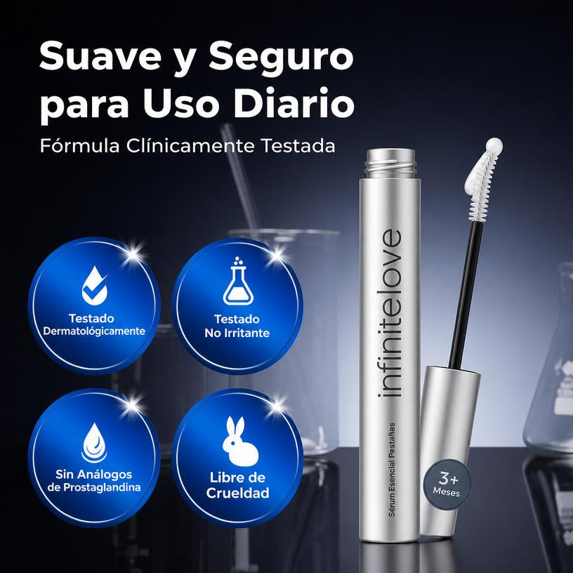 Sérum Esencial para Pestañas — 7 Péptidos y Biotina 15ml
