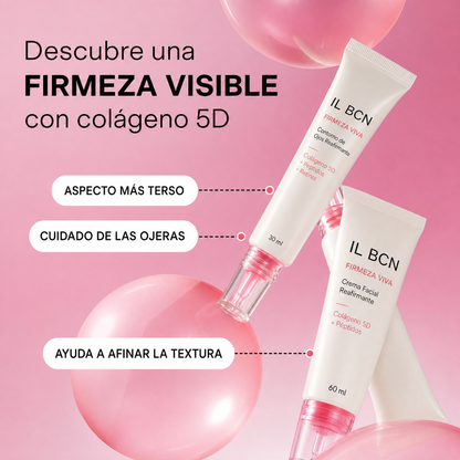 Firmeza Viva — Dúo Facial Reafirmante con Colágeno 5D · 60 ml + 30 ml