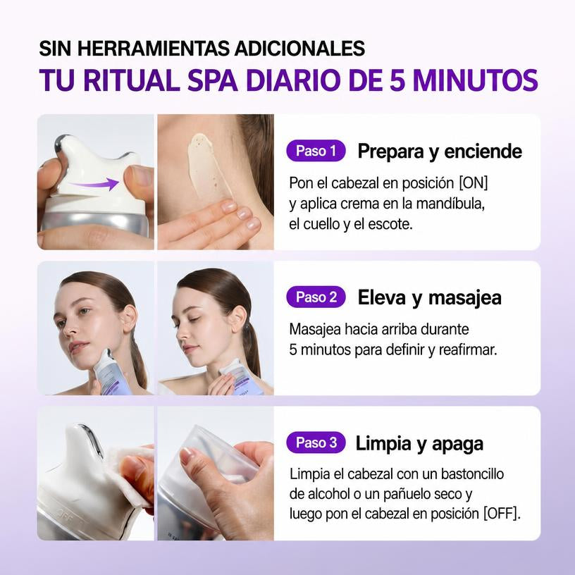 Crema Gua Sha Refinadora Colageno Retinol Reafirmante Contorno V Cuello Escote K-Beauty 80ml
