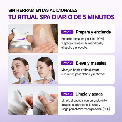 Crema Gua Sha Refinadora Colageno Retinol Reafirmante Contorno V Cuello Escote K-Beauty 80ml