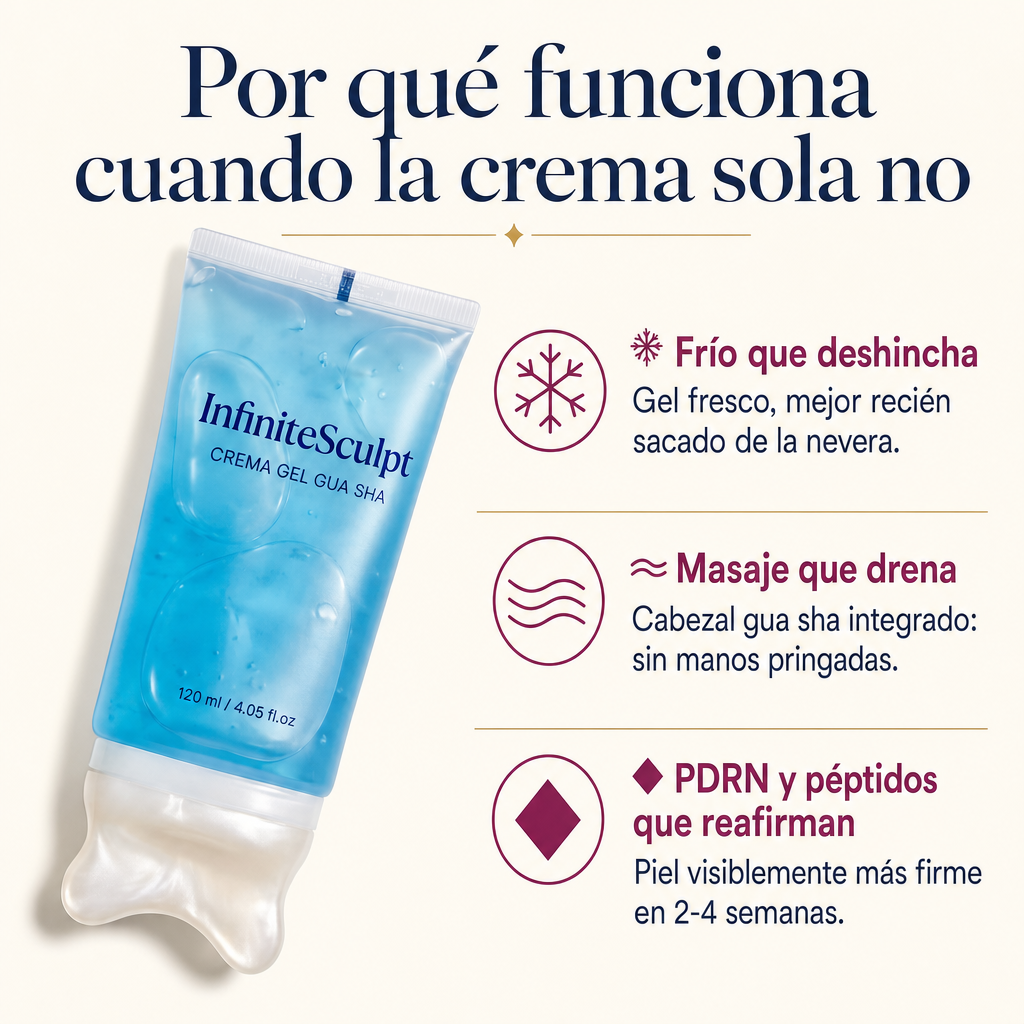Por qué funciona: frío, masaje y activos