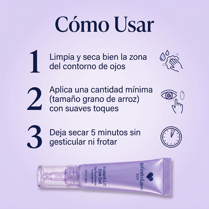 Gel Reafirmante Instantáneo para Ojos