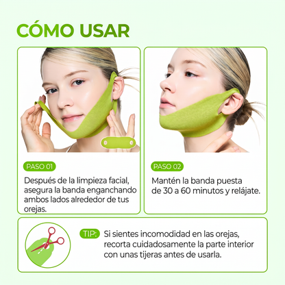 InfiniteLift - Banda Tensora V-Contour Efecto Frío (4 Uds)