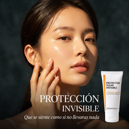Protector Solar Invisible SPF50 Amplio Espectro para Rostro y Cuerpo 50ml