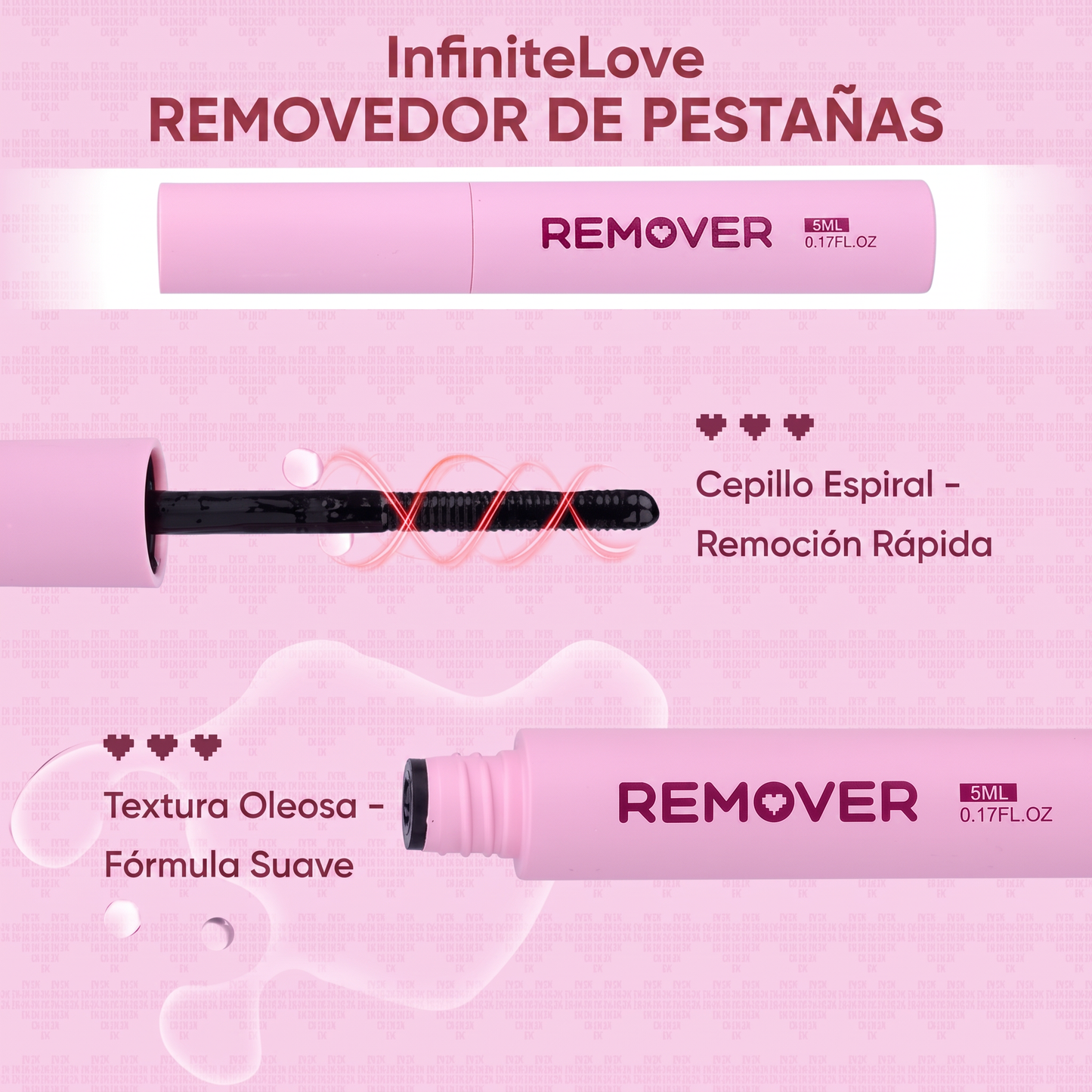 InfiniteLove Removedor de Pestañas