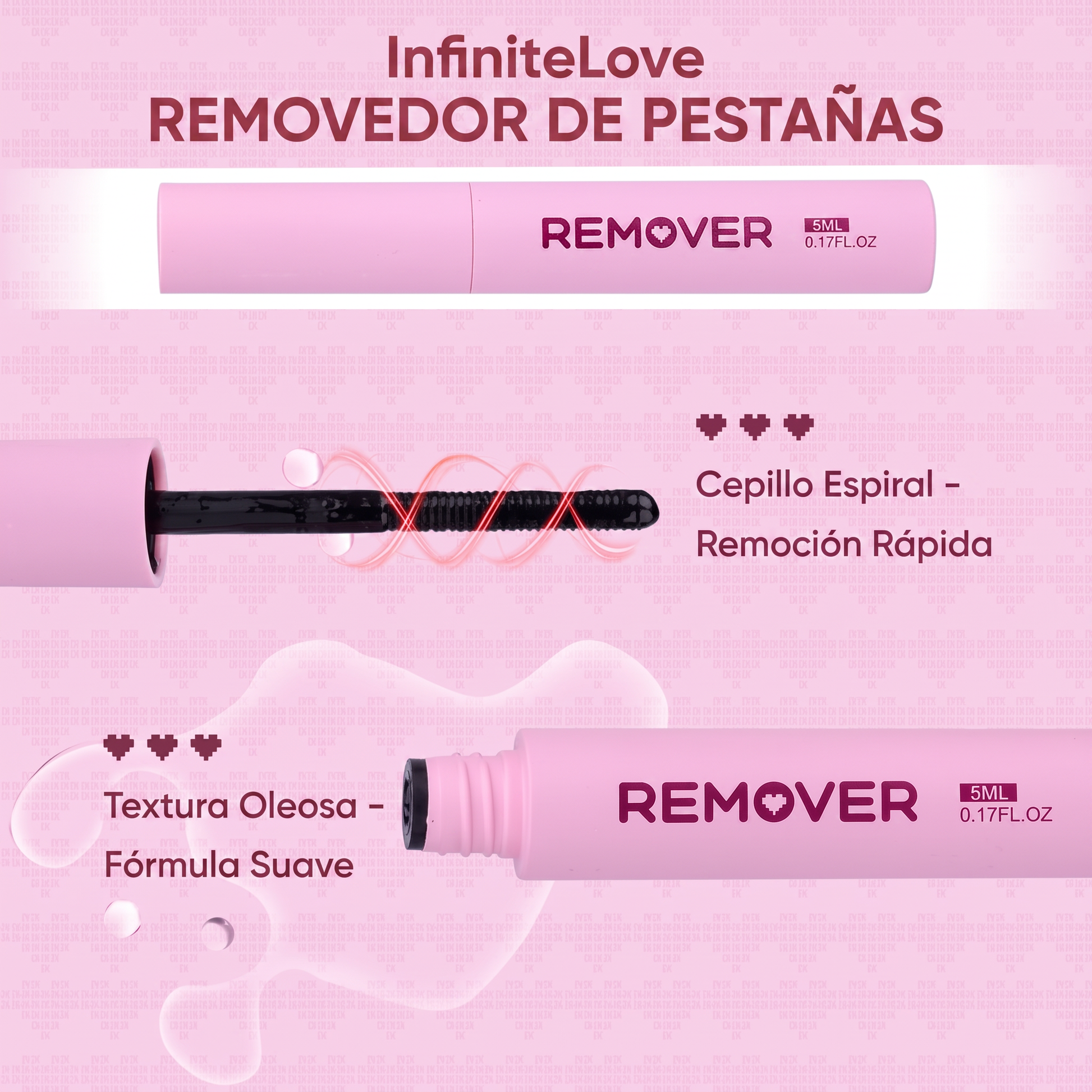 InfiniteLove Removedor de Pestañas