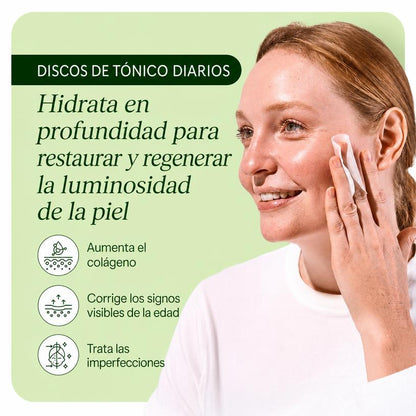 Discos de Tónico Renovador · 8 Activos Coreanos