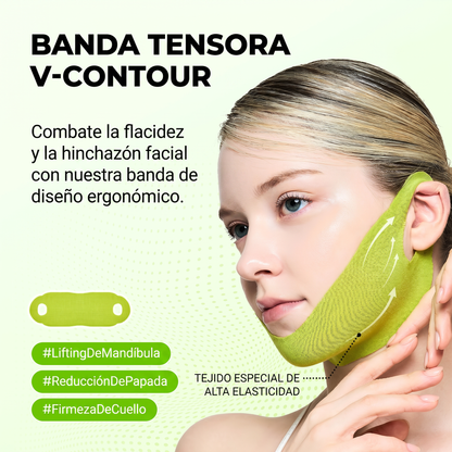 InfiniteLift - Banda Tensora V-Contour Efecto Frío (4 Uds)