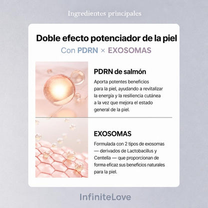 Mascarilla PDRN Exosome Glaze Peel-Off Colágeno Péptidos Efecto Glass Skin K-Beauty 50ml