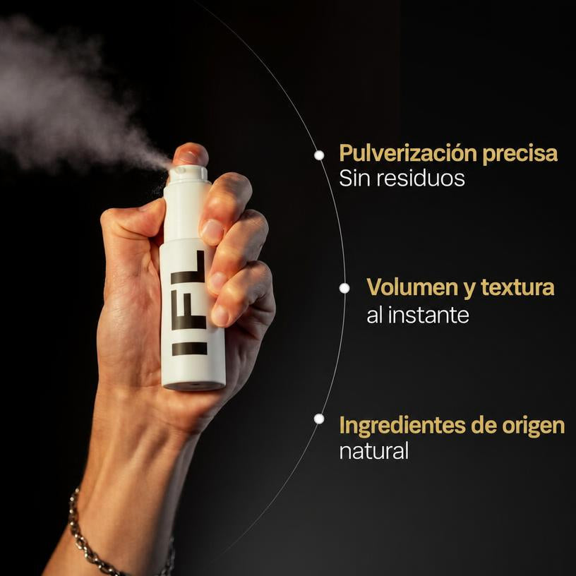 Polvo Texturizante Cabello Volumen Instantáneo Fijación Fuerte 5 Ingredientes Naturales 2.5g