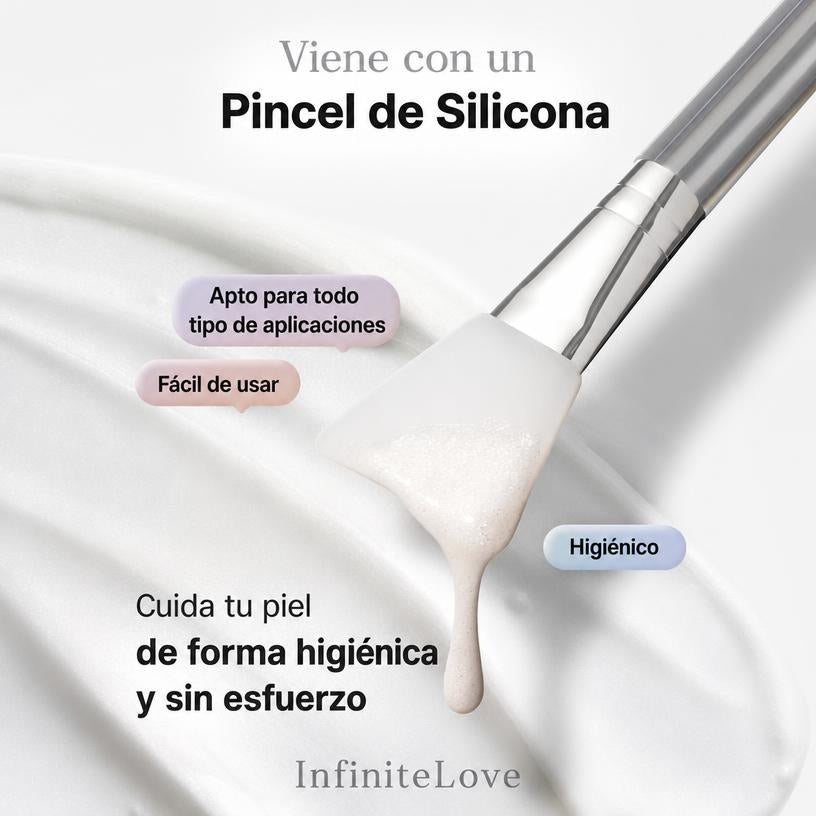 Mascarilla PDRN Exosome Glaze Peel-Off Colágeno Péptidos Efecto Glass Skin K-Beauty 50ml
