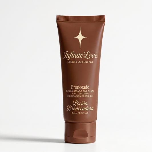 Loción Bronceadora Hidratante InfiniteLove Brillo Natural