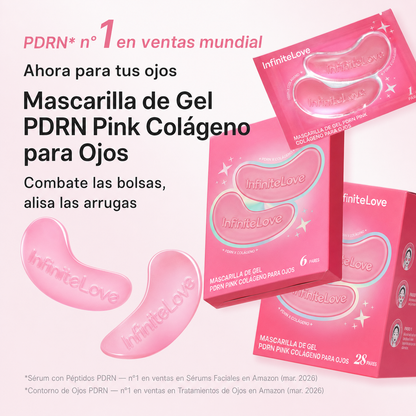 Mascarilla de Gel PDRN Pink Colágeno para Ojos — 6 Pares