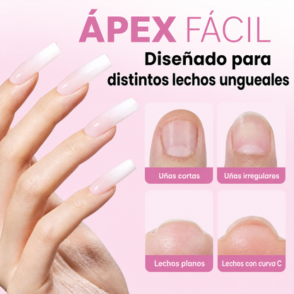 Ápex Fácil — Tips Premoldeados para Uñas · 96 unidades · 16 tallas
