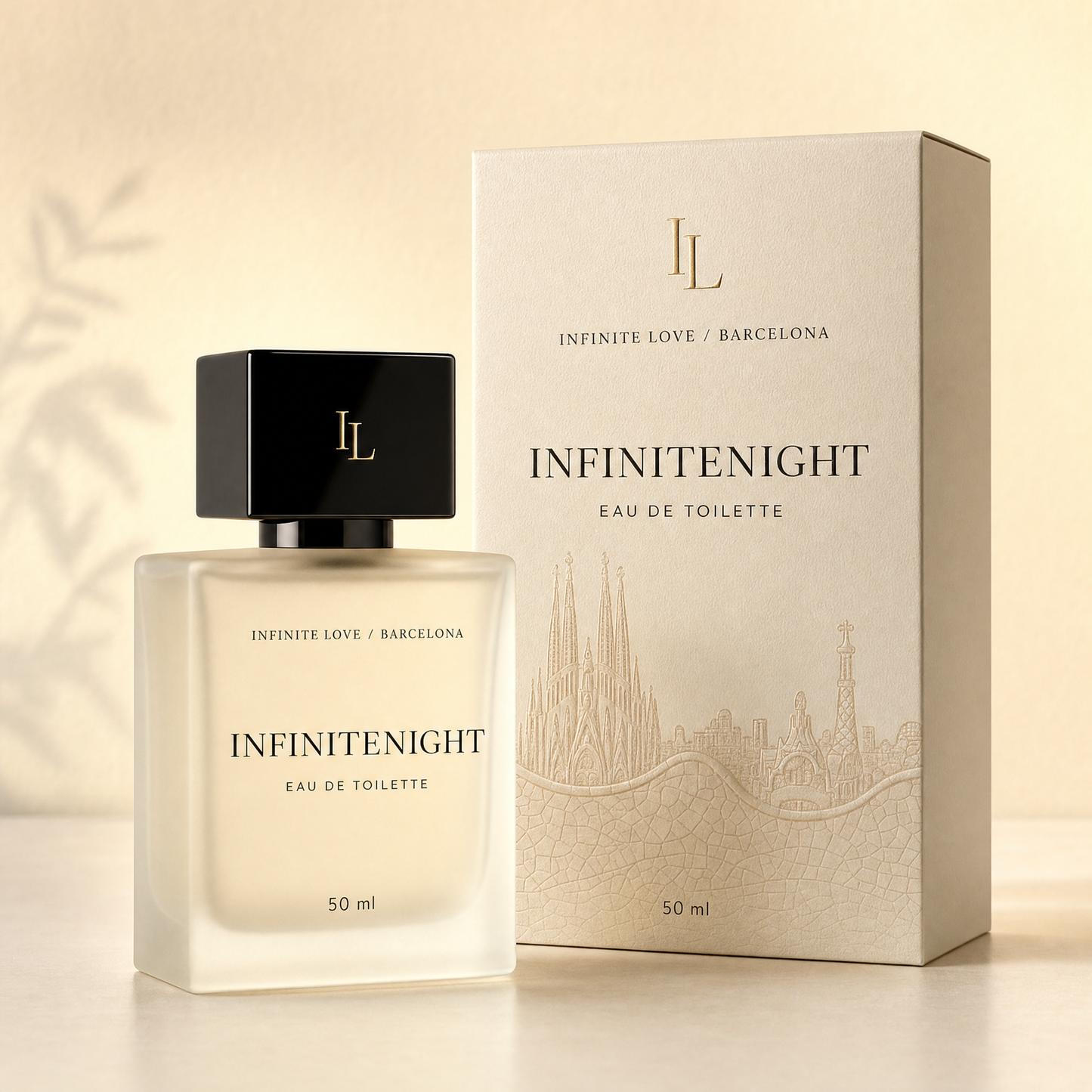InfiniteNight — Perfume Unisex de Cardamomo, Cuero y Sándalo Ahumado 50 ml