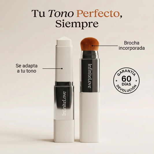 Base de Maquillaje Adaptable Stick con Brocha InfiniteLove