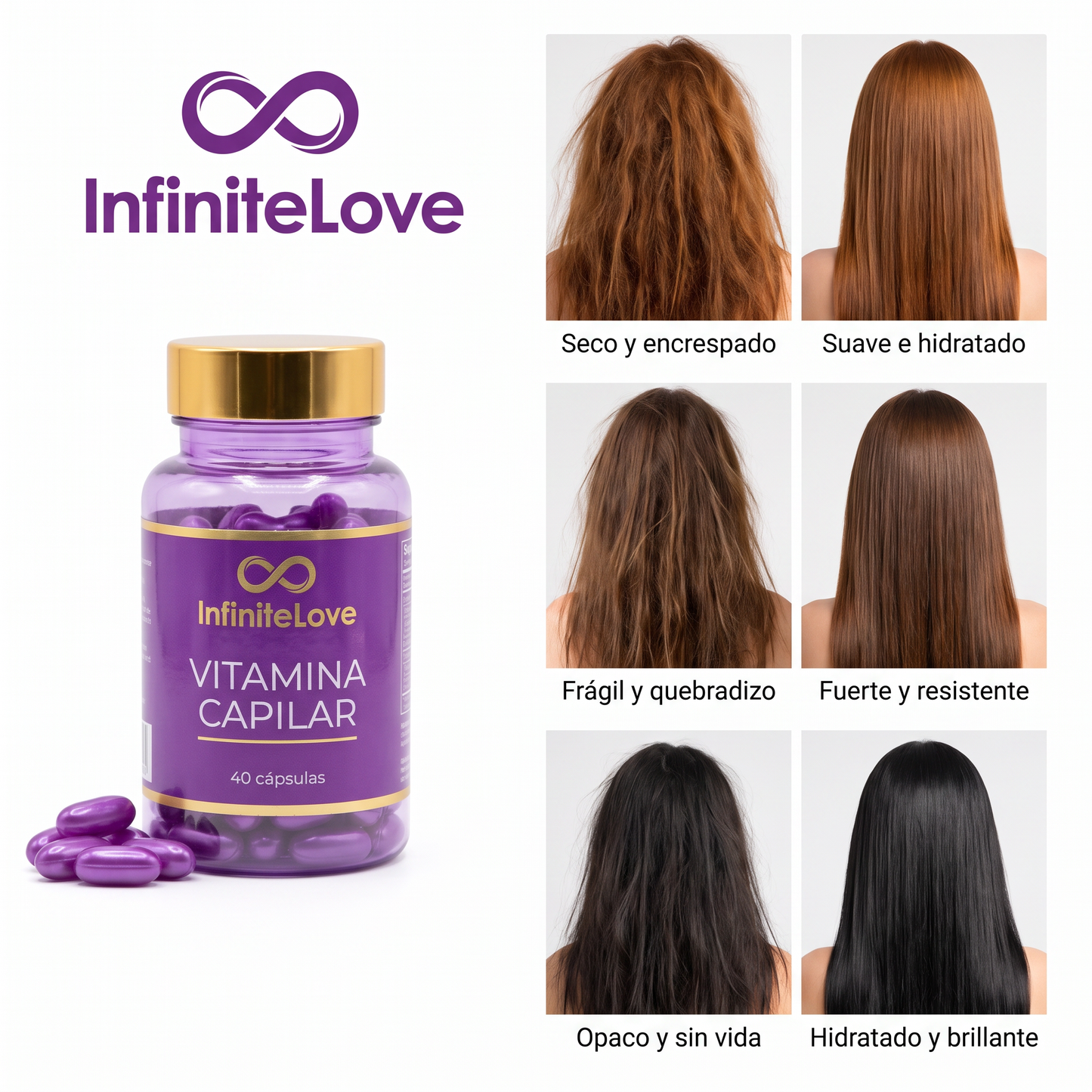 Antes y Después Cápsulas InfiniteLove
