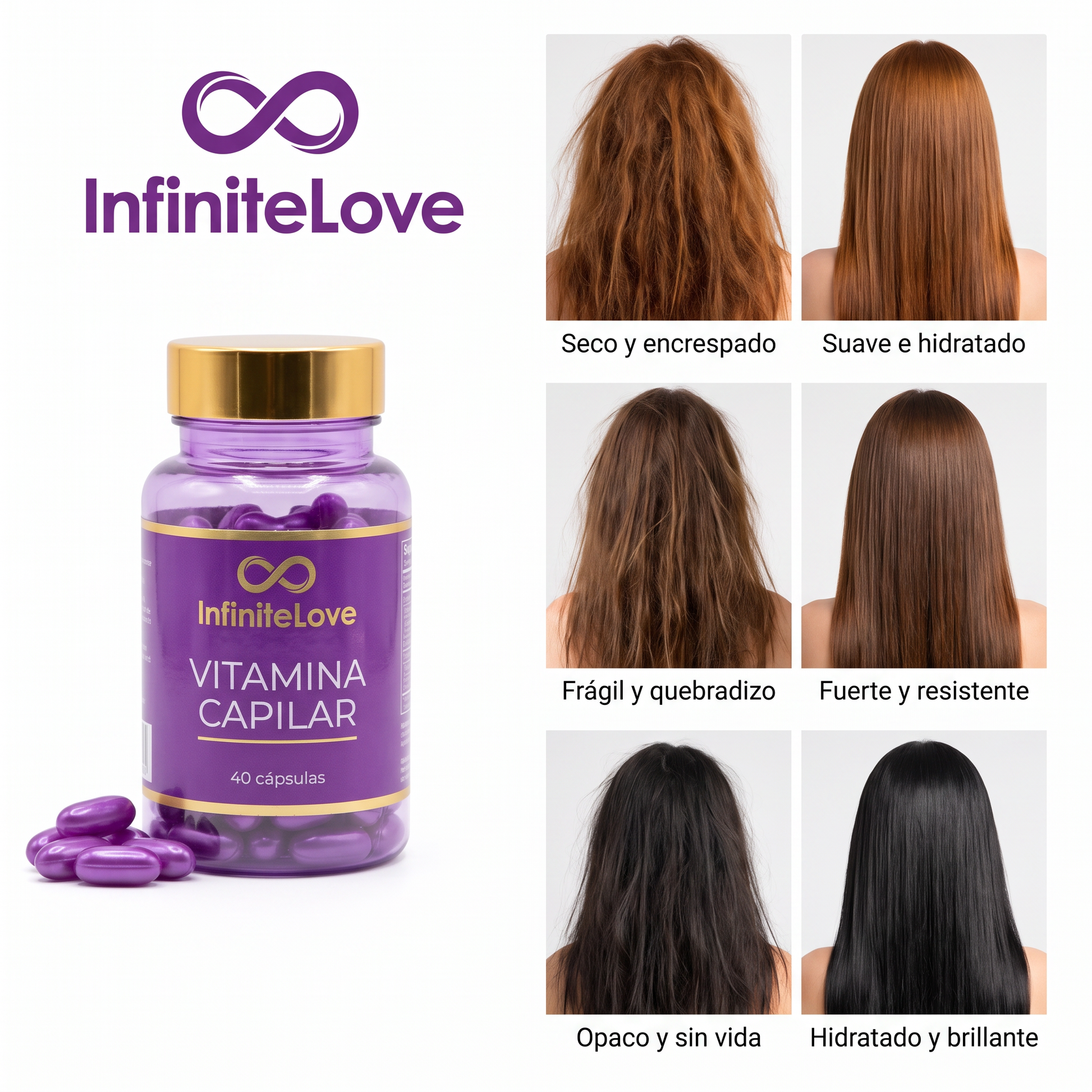 Antes y Después Cápsulas InfiniteLove