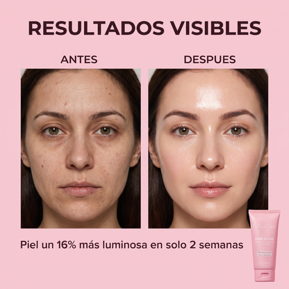 Pink Glow - Mascarilla Nocturna de Envoltura con PDRN y Cafeína 75ml