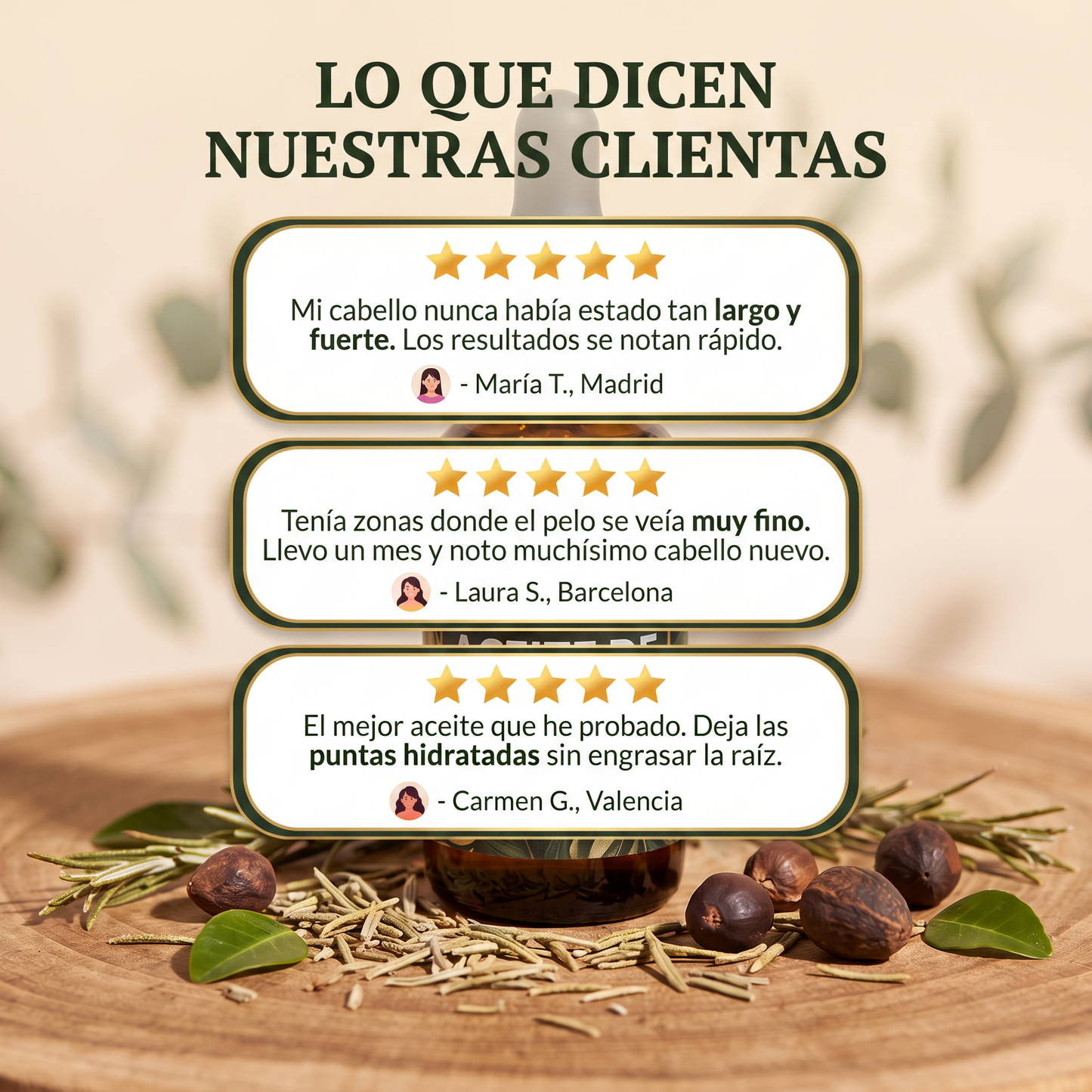 Aceite de Batana Orgánico con Romero y Vitamina E - Tratamiento Capilar 60ml