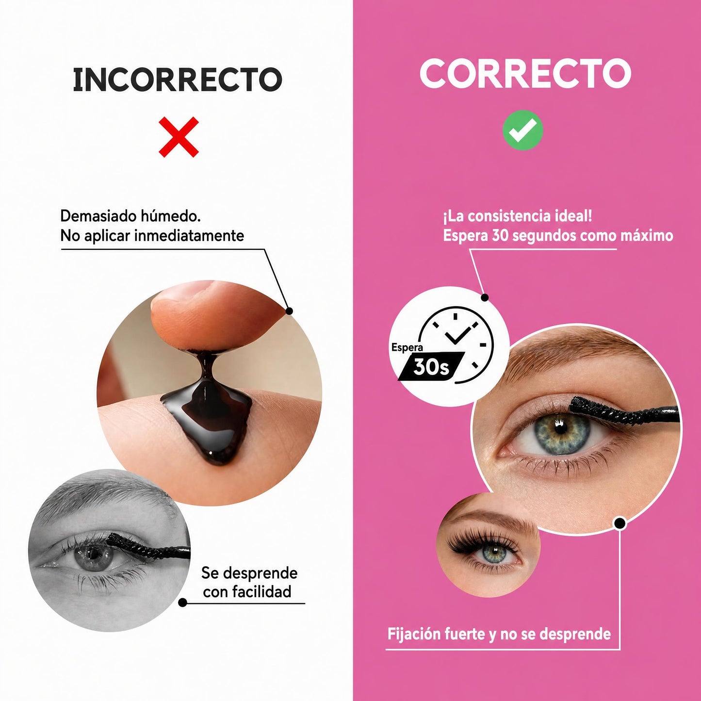 InfiniteLove Dúo Fijación — Adhesivo y Sellador para Pestañas 2 en 1, 10 ml