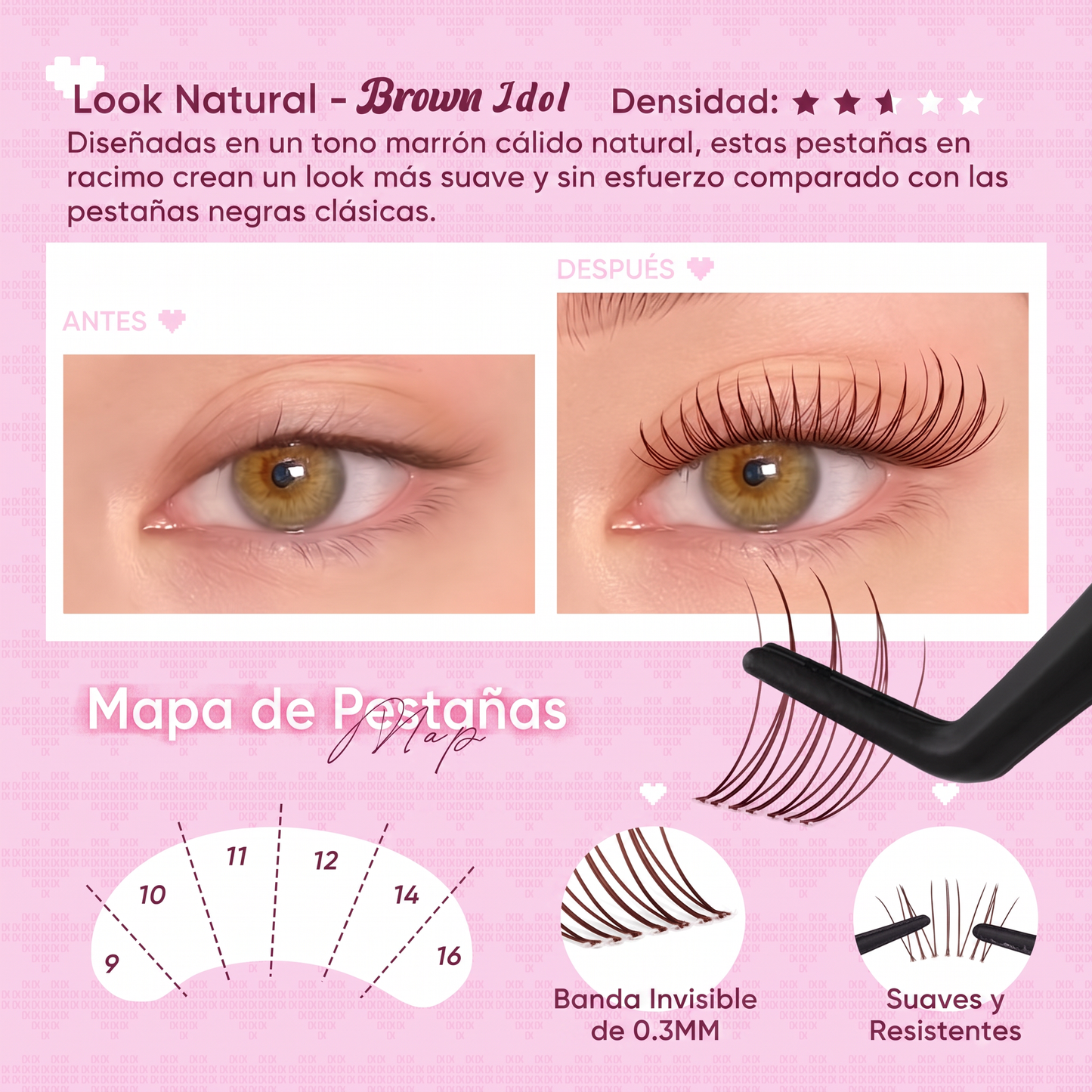 Look Natural Brown Idol - Antes y Después