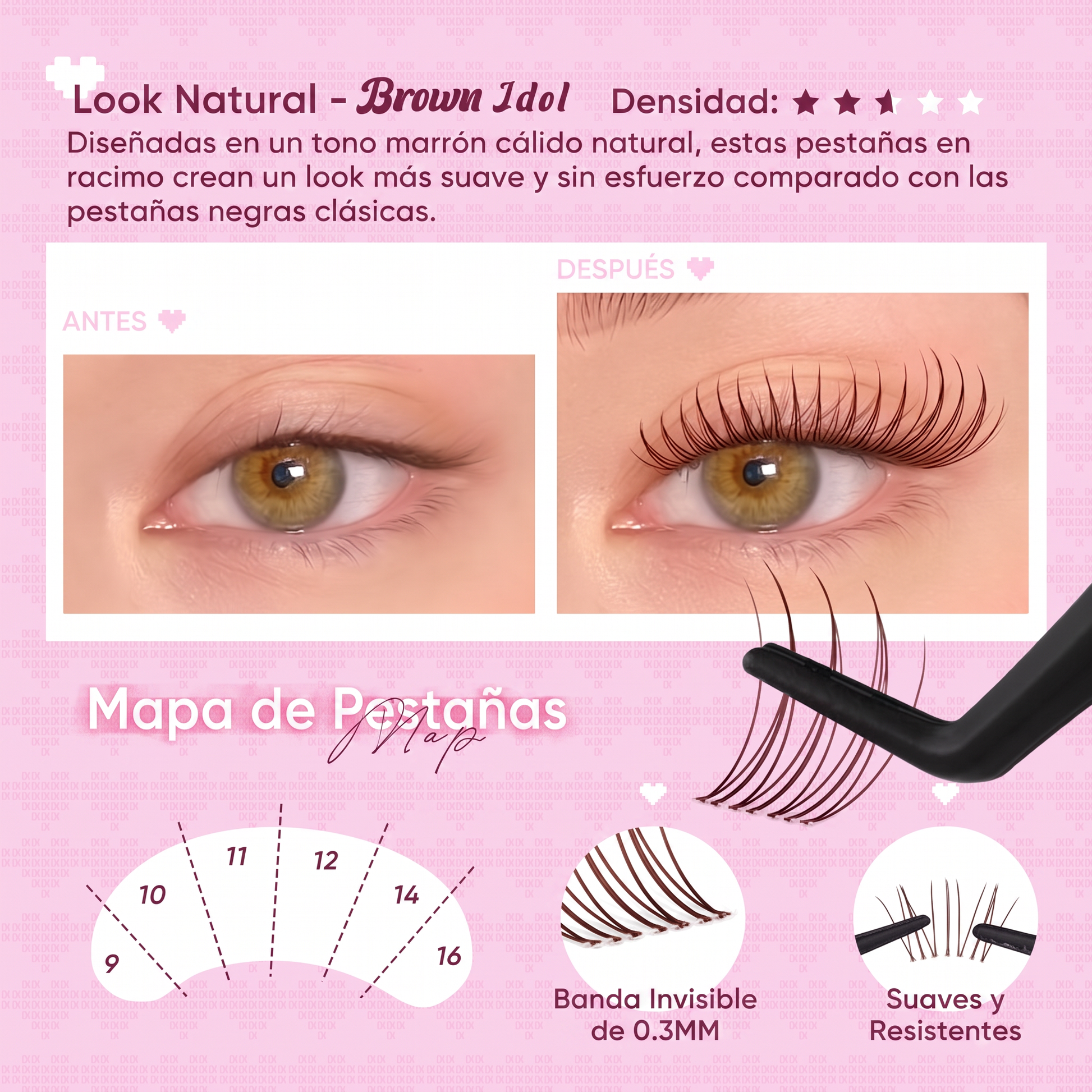 Look Natural Brown Idol - Antes y Después
