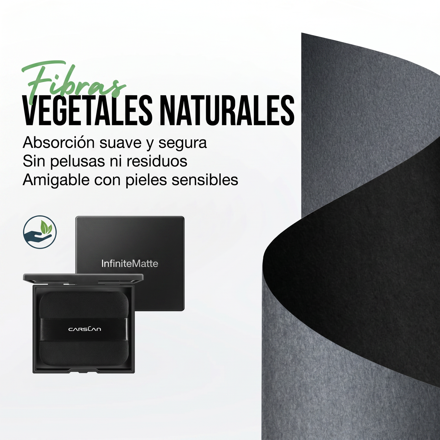 InfiniteMatte - Papeles Absorbentes de Grasa 2 en 1
