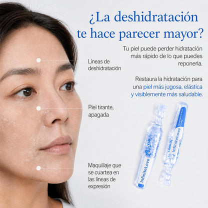 Hydra8D — Ampollas Coreanas de PDRN y Ácido Hialurónico 8D · Efecto Relleno Sin Agujas · 30 días