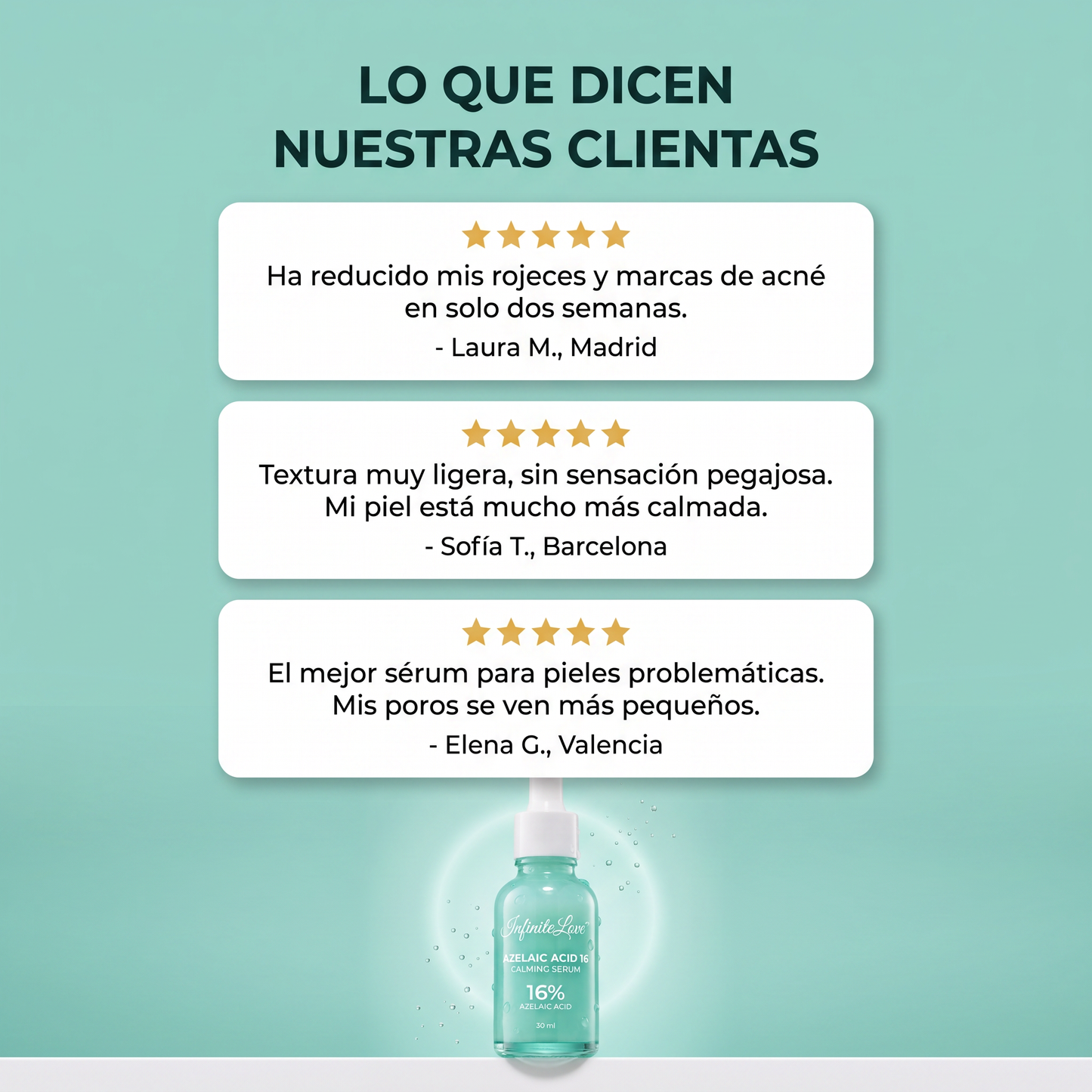 Sérum Calmante con Ácido Azelaico al 16% 30ml