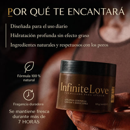 InfiniteLove Ámbar Real — Manteca Corporal Perfumada 125 g
