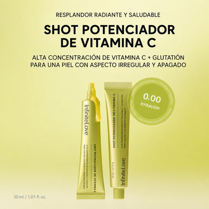 Sérum Vitamina C Booster Shot Glutatión Luminosidad Tono Uniforme K-Beauty 30ml