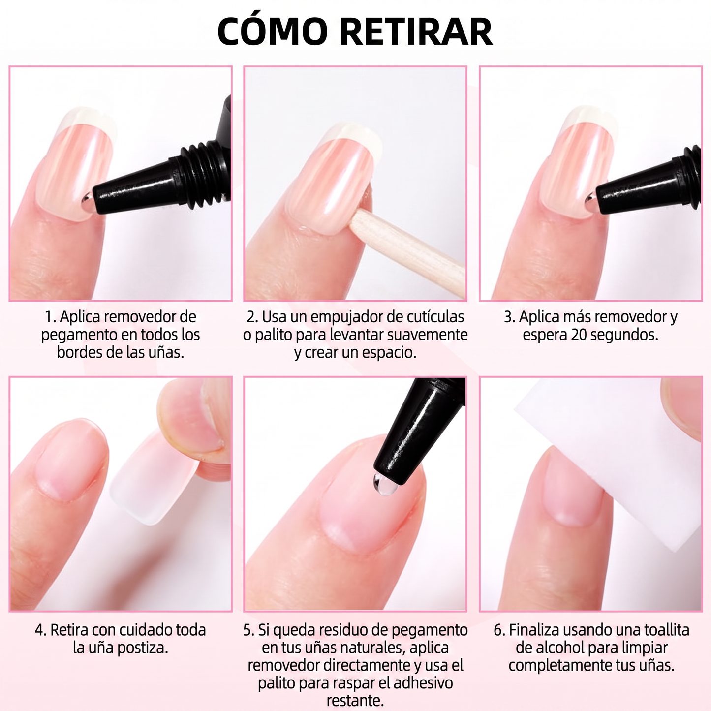 Como Retirar Unas Postizas