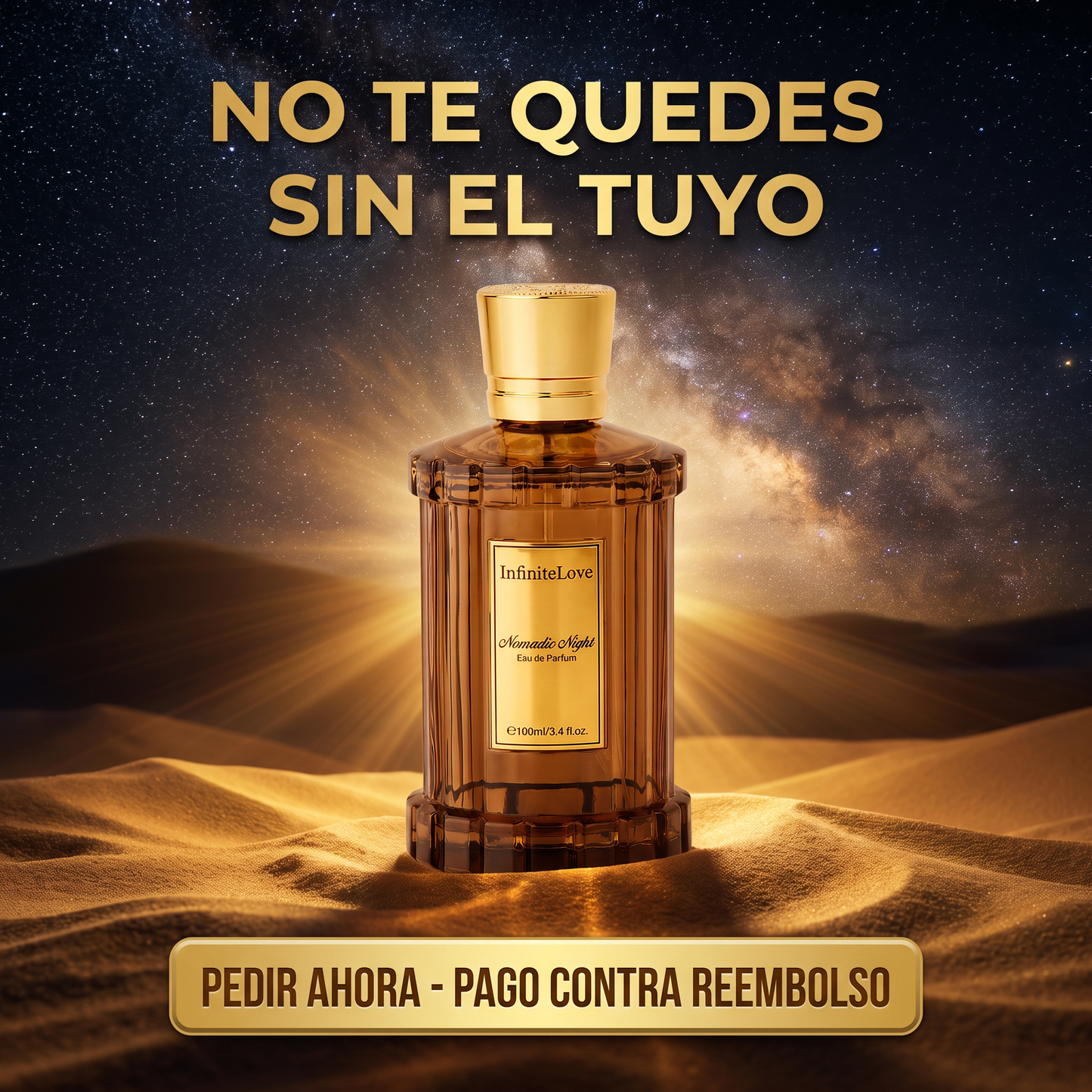 Nomadic Night - Eau de Parfum para Hombre con Oud Ahumado y Ámbar 100ml