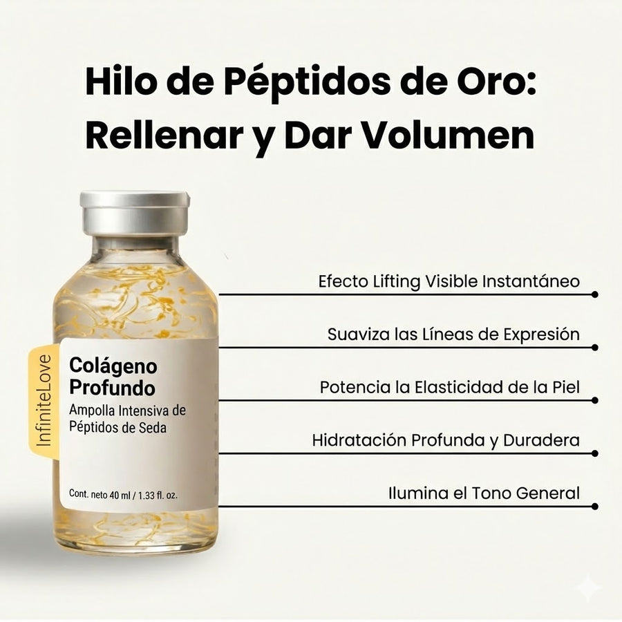 Efecto lifting visible, suaviza líneas de expresión, potencia la elasticidad