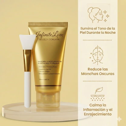 GoldMask — Mascarilla Nocturna Peel-Off de Cúrcuma y Ácido Kójico