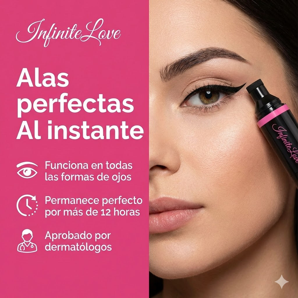 InfiniteEyeliner - Delineador 2 en 1 con sello alado