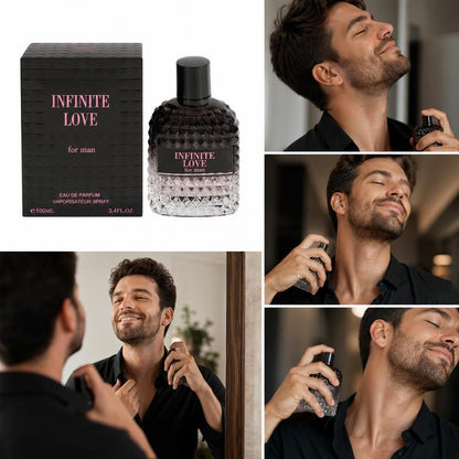 Perfume Hombre Eau de Parfum Ámbar y Madera Larga Duración Vaporizador 100ml