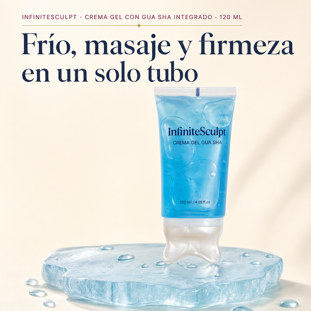 InfiniteSculpt, crema gel con gua sha integrado, 120 ml
