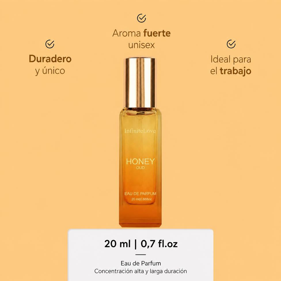 Eau de Parfum Honey Oud — Fragancia Unisex 20 ml