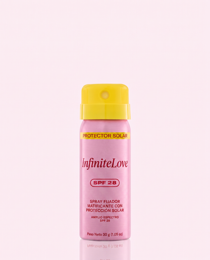 Spray Fijador Maquillaje Matificante SPF28 InfiniteLove